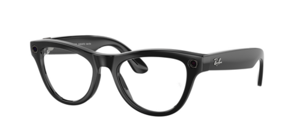 Ray-Ban Wearable SKYLER, 0RW4010, 601/MF Black, 52